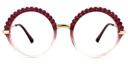 Escuela Round Red Glasses0