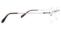 Malaj Geometric Clear Glasses2