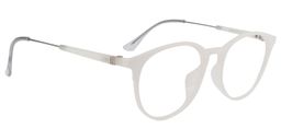 Bancroft Round White Glasses3