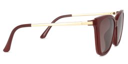Tranika Cateye Dark-Red Glasses3