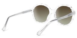 Lila Round Clear Sunglasses4