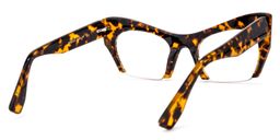 Kyle Cat Eye Yellow Tortoise Glasses4