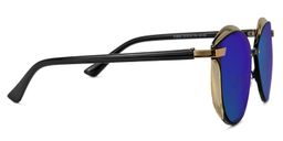 Rochelle Geometric Blue Sunglasses2