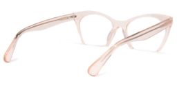 Christine Cat Eye Orange Glasses4