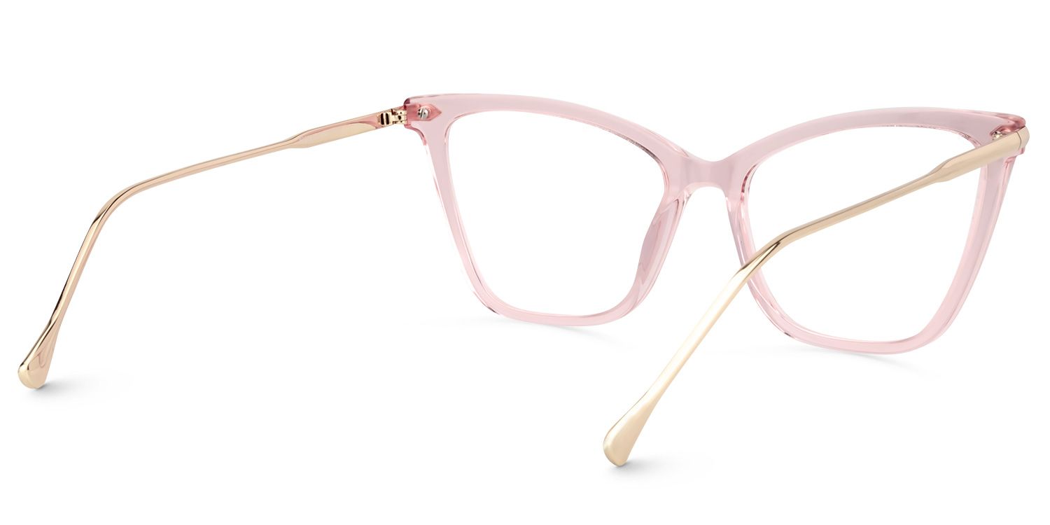 Cat Eye Pink Glasses5