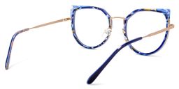 Felix Cateye Blue Glasses4