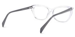 Fenton Cateye Clear Glasses4