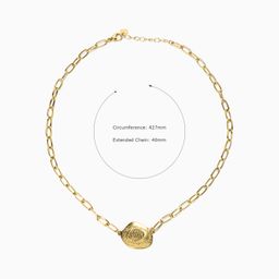 Vintage Pendant Type Gold Necklace2