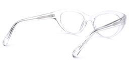 Farrah Oval Clear Glasses4