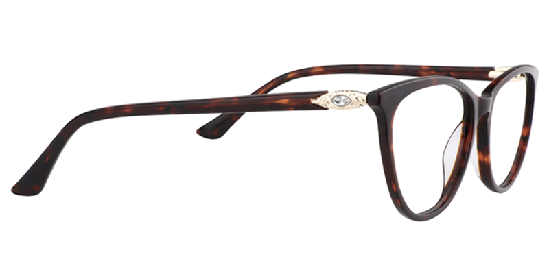 Oval Tortoise Glasses | Zeelool Eyeglasses4