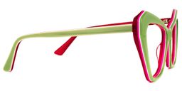 Benita Cateye Green Glasses2