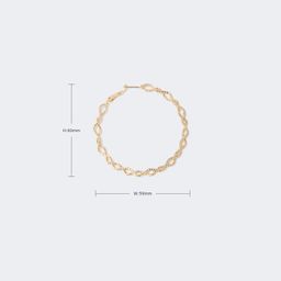 Stylish Round Gold Earrings3