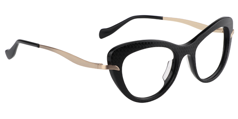 Cateye Black Glasses | Zeelool Eyeglasses3