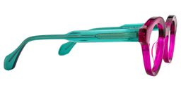 Janese Round Purple Glasses2