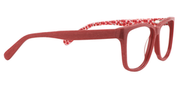Arlen Rectangle Red Glasses5