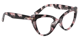 Kristin Cat Eye Pink Floral Glasses3