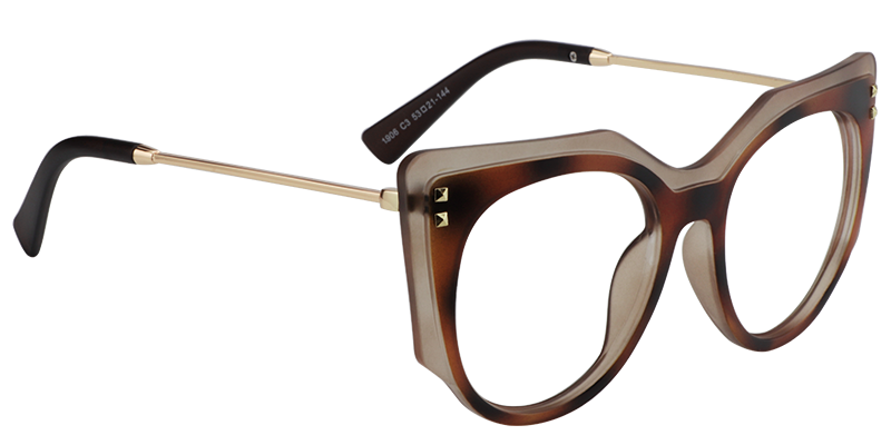 Cateye Burnt Umber Glasses | Zeelool Eyewears3