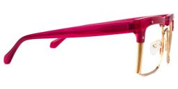 Kiana Bright-Pink Square Glasses2