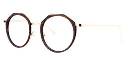 Belle Round Brown Glasses3