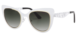 Ellsworth Cateye White Sunglasses2
