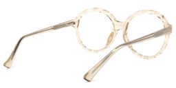 Lila Round Beige Glasses4