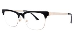 Archer Rectangle Black Glasses2