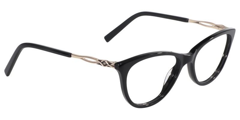 Cateye Black Glasses | Zeelool Eyeglasses Online3