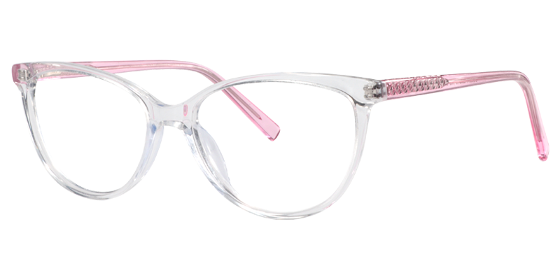 Oval Pink Glasses | Zeelool Eyeglass Frames3