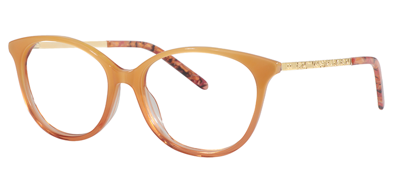 Oval  Living Coral Glasses| Zeelool Eyeglasses3