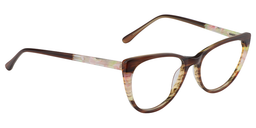 Grace Oval Light Brown Glasses3