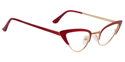 Mignon Cateye Red Glasses3