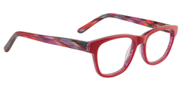 Sabina Rectangle Red Glasses2