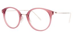 Fiona Round Pink Glasses3
