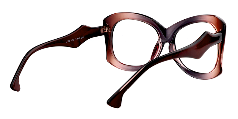 Butterfly Brown Glasses | Zeelool Eyeglasses Online5