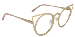 Baird Cat-eye Gold Glasses3