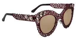 Blanche Cat-eye Red Sunglasses3