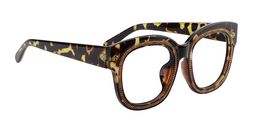 Elinor Square Tortoise-Gold Glasses3