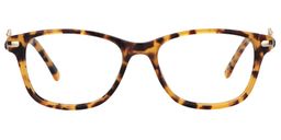 Jenna Rectangle Tortoise Glasses0