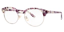 Lillian Round Pink Floral Glasses2