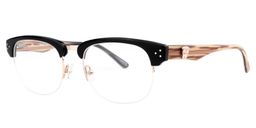 Blake Browline Black Glasses2
