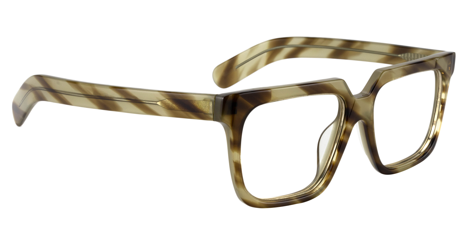 Square Dark Brown Glasses | Zeelool Glasses3