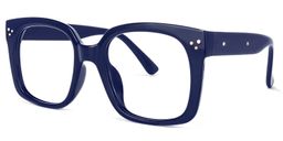 Paisley Square Dark-Blue Glasses1