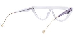 Gyllenhaal Cateye Purple Glasses4