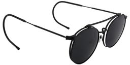 Bertie Aviator Black Glasses4