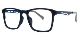 James Rectangle Dark Blue Glasses3