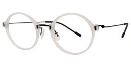Olga Round White Glasses3
