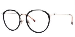 Bennett Round Black Glasses3