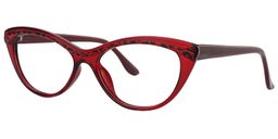 Tina Cat Eye Red Glasses2