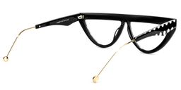 Gyllenhaal Cateye Black Glasses4