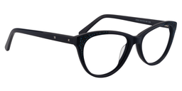 Carmen Cat eye Dark Blue Glasses3